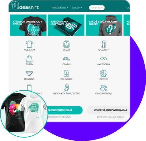 Grafika reklamowa Ideashirt